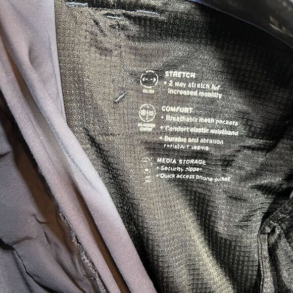 Eddie Bauer Adventure Trek Cargo Shorts Men's 38W Khaki 10" Inseam Charcoal Gray - Picture 5 of 8